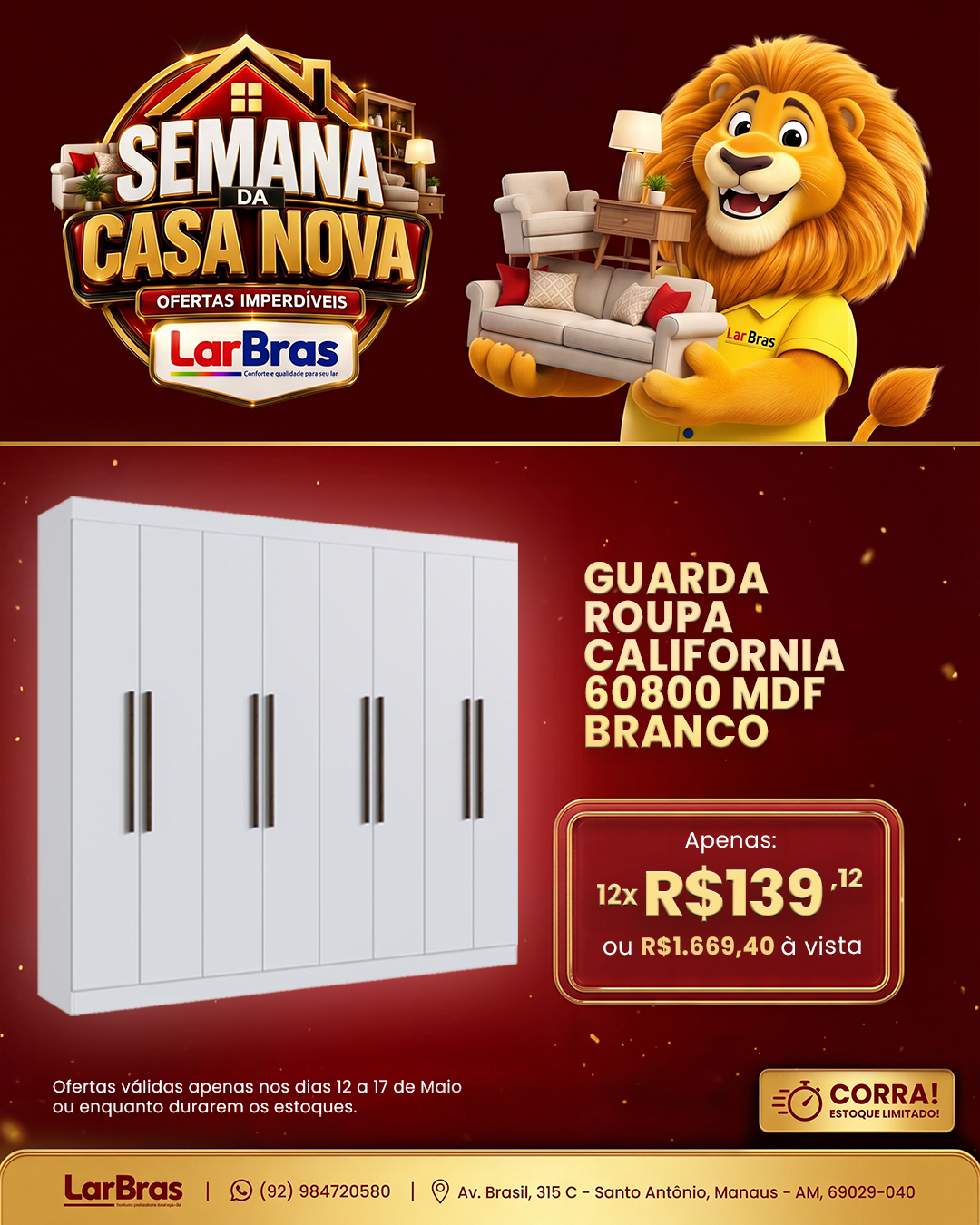 Ofertas Larbras - Promoção especial